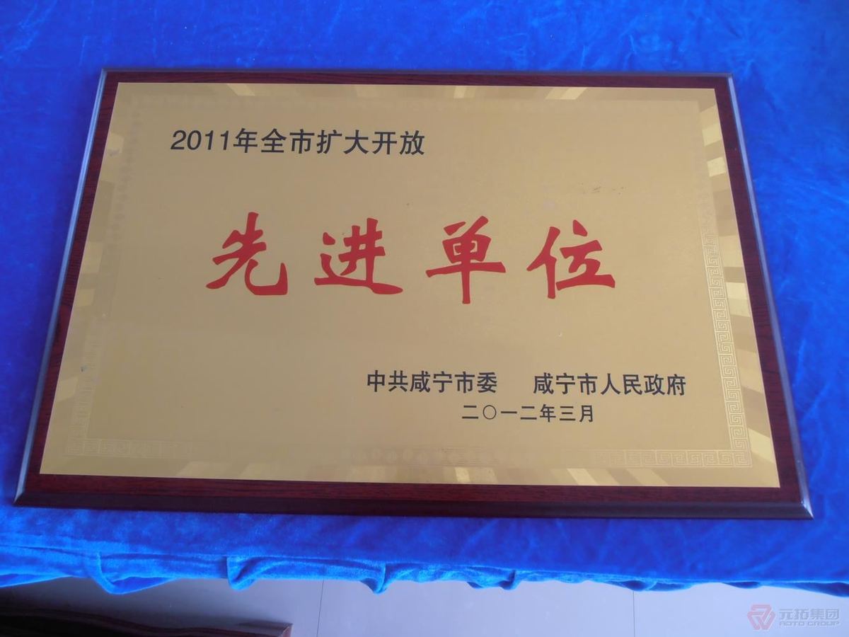 嘉鱼工厂被评为先进单位
