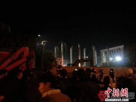 事故现场。邵国栋摄