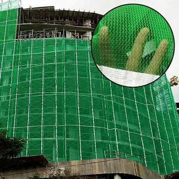 Construction Safety Net with Woven Band and Metal Eyelets