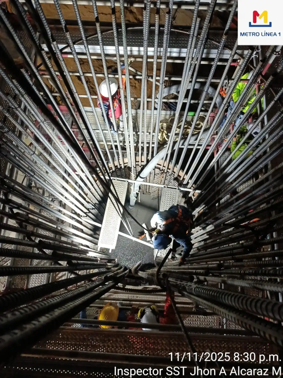Thread rebar coupler on metro project