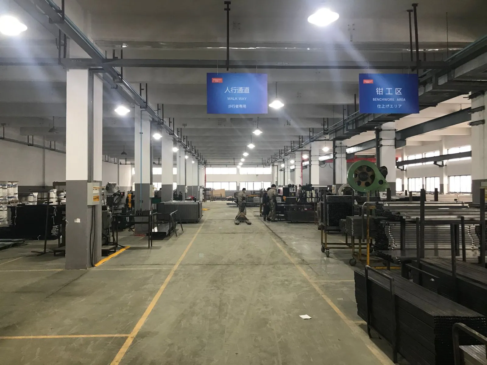 Modern Industrial Workshop Production Area